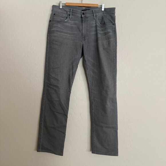 Joe's Jeans Brixton Slim Straight Leg Jeans Men's 36 x 32 Gray Wash - Picture 3 of 9